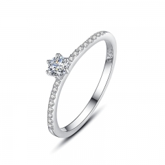 Anillos de diamantes de joyería de plata esterlina 925 para mujer  JZ904