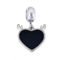 Encantos de perlas de acero inoxidable para brazalete y collar de bricolaje PD0901B