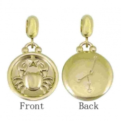Stainless Steel 18K Gold plated pendant charm Jewelry Accessory  PD0873KG