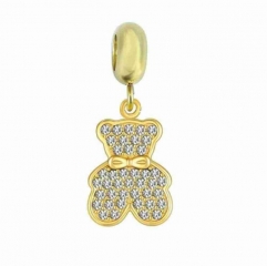 Stainless Steel 18K Gold plated pendant charm Jewelry Accessory  PD0874WG