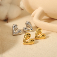 Joyas de acero inoxidable chapadas en oro pendientes de oro ES-2791
