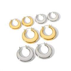 Pendientes de la gota de oro de acero inoxidable de las mujeres de la joyería ES-2835