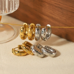 Pendientes de la gota de oro de acero inoxidable de las mujeres de la joyería ES-2806