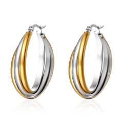 Pendientes de joyería de regalo minimalistas de acero inoxidable para mujer  ES-2998B