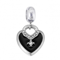 Encantos de perlas de acero inoxidable para brazalete y collar de bricolaje PD0900B