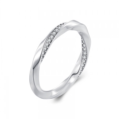 925 anillos de joyería de plata de ley para mujeres  BSR457